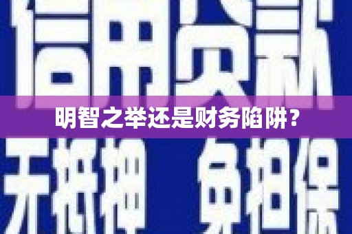 中方明智之举还是财务陷阱？