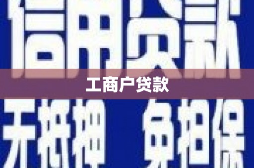 勐海工商户贷款
