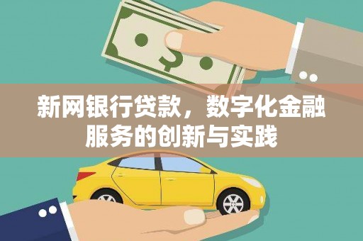 安乡新网银行贷款，数字化金融服务的创新与实践