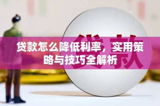 荔城贷款怎么降低利率，实用策略与技巧全解析