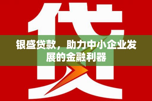广汉银盛贷款，助力中小企业发展的金融利器