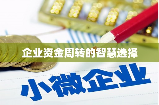 郊区企业资金周转的智慧选择