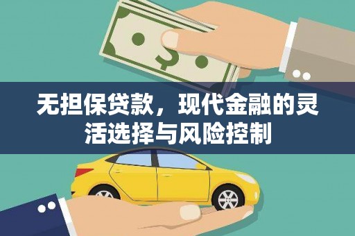 华龙无担保贷款，现代金融的灵活选择与风险控制