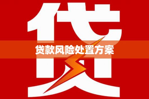 青神贷款风险处置方案
