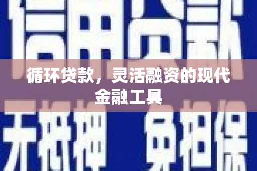 界首循环贷款，灵活融资的现代金融工具