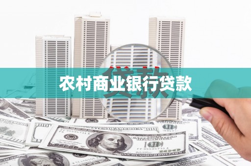 新园农村商业银行贷款