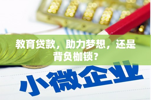 舞阳教育贷款，助力梦想，还是背负枷锁？