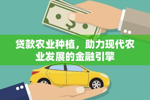 昌宁贷款农业种植，助力现代农业发展的金融引擎