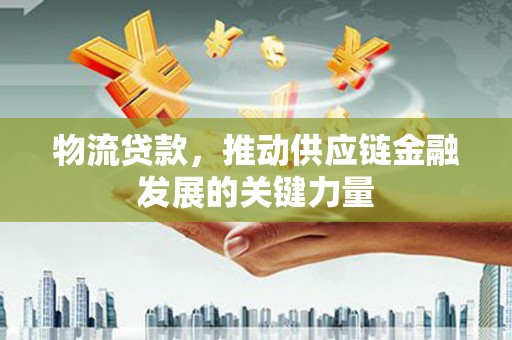 泰顺物流贷款，推动供应链金融发展的关键力量