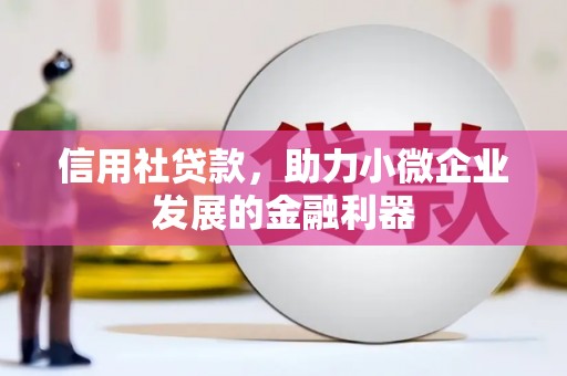 耀州信用社贷款，助力小微企业发展的金融利器