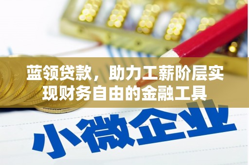 武威蓝领贷款，助力工薪阶层实现财务自由的金融工具