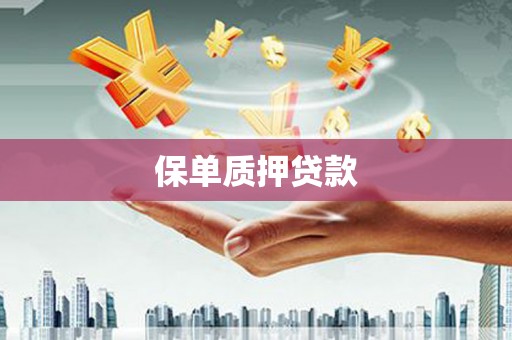 八里保单质押贷款