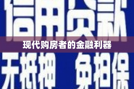 民丰现代购房者的金融利器