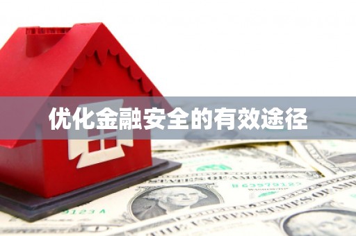 双台子优化金融安全的有效途径