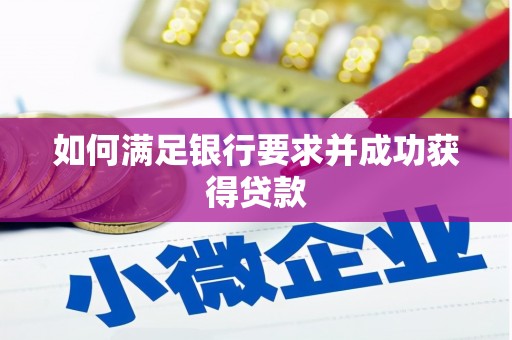 屯门如何满足银行要求并成功获得贷款