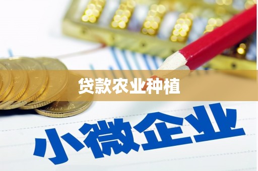 贵德贷款农业种植